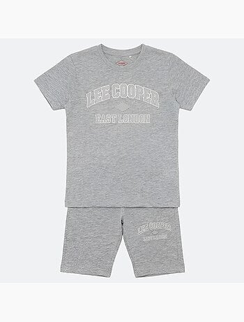 Lee Cooper - Completo bambina maglietta a maniche corte e bermuda