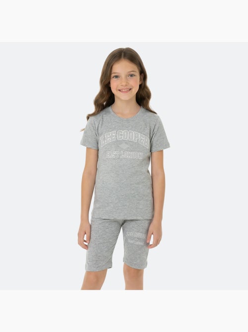 Lee Cooper - Completo bambina maglietta a maniche corte e bermuda - Kiabi