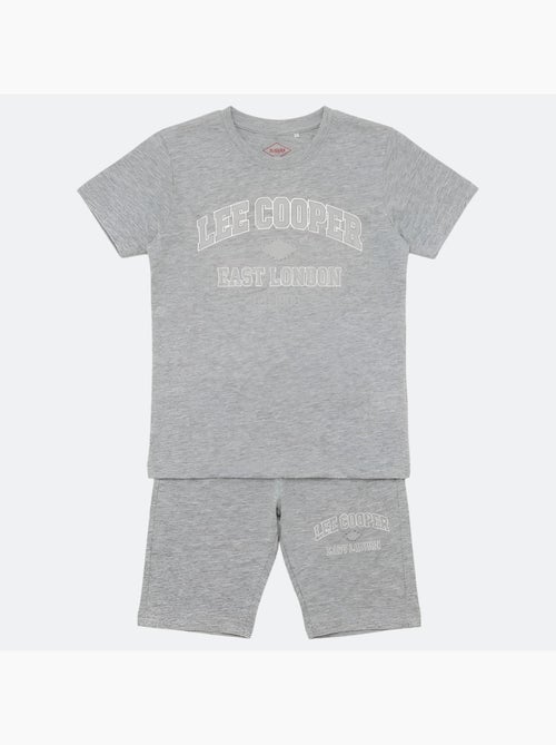 Lee Cooper - Completo bambina maglietta a maniche corte e bermuda - Kiabi