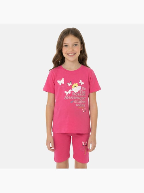 Lee Cooper - Completo bambina maglietta a maniche corte e bermuda - Kiabi