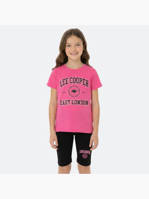 Lee Cooper - Completo bambina maglietta a maniche corte e bermuda - Kiabi