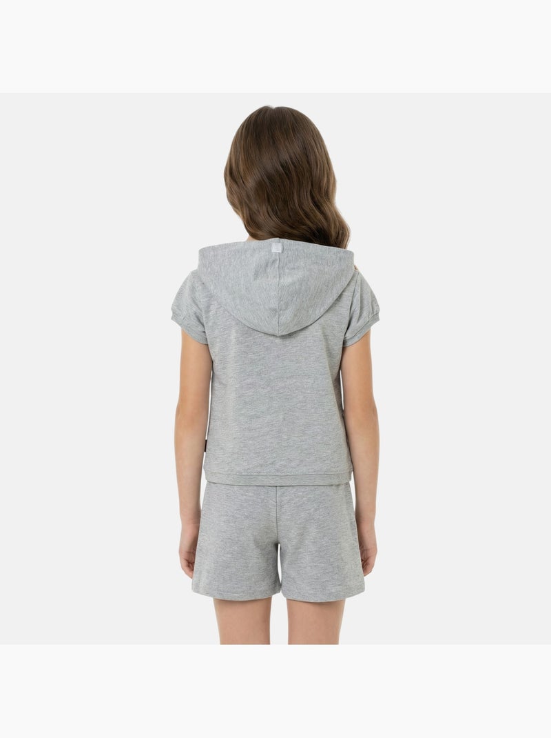 Lee Cooper - Completo bambina maglietta a maniche corte e gonna Grigio - Kiabi