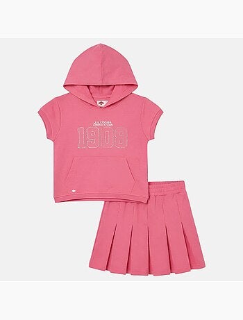 Lee Cooper - Completo bambina maglietta a maniche corte e gonna