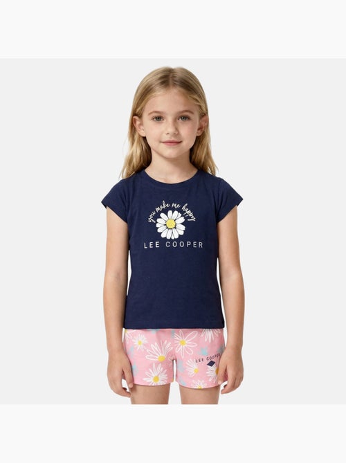Lee Cooper - Completo bambina maglietta a maniche corte e pantaloncini - Kiabi
