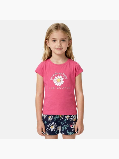 Lee Cooper - Completo bambina maglietta a maniche corte e pantaloncini - Kiabi