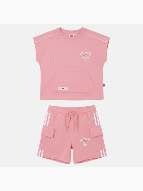 Lee Cooper - Completo bambina maglietta a maniche corte e pantaloncini - Kiabi
