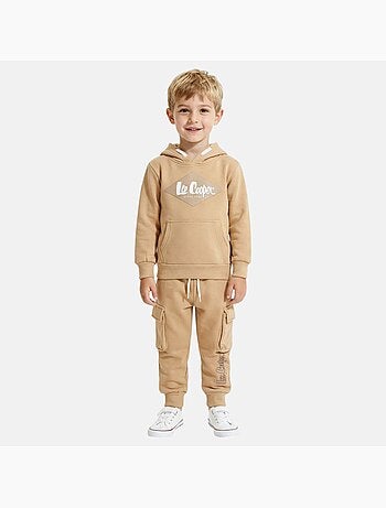 Lee Cooper - Completo bambino composto da felpa con cappuccio e pantaloni