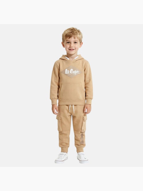 Lee Cooper - Completo bambino composto da felpa con cappuccio e pantaloni - Kiabi