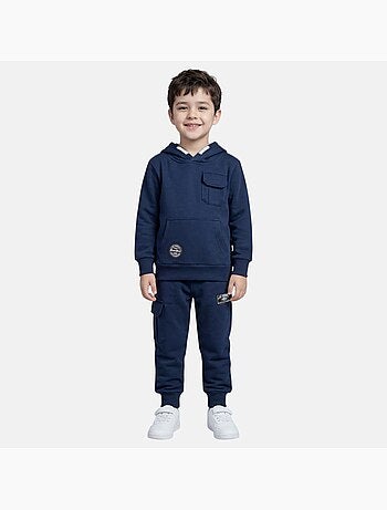 Lee Cooper - Completo bambino composto da felpa con cappuccio e pantaloni