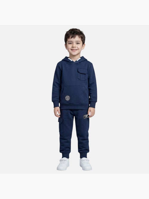 Lee Cooper - Completo bambino composto da felpa con cappuccio e pantaloni - Kiabi