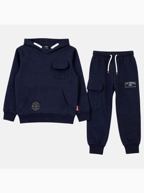 Lee Cooper - Completo bambino composto da felpa con cappuccio e pantaloni - Kiabi