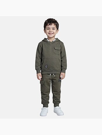Lee Cooper - Completo bambino composto da felpa con cappuccio e pantaloni