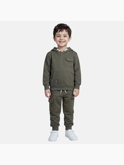 Lee Cooper - Completo bambino composto da felpa con cappuccio e pantaloni - Kiabi