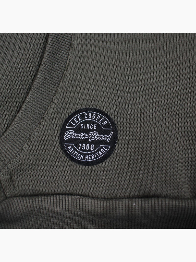Lee Cooper - Completo bambino composto da felpa con cappuccio e pantaloni Cachi - Kiabi