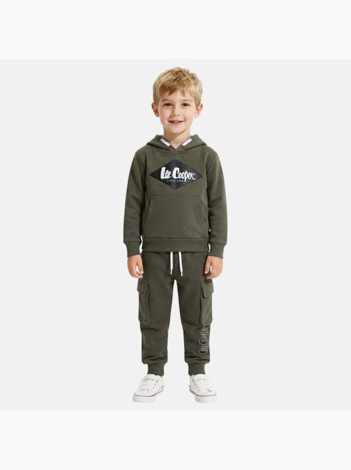 Lee Cooper - Completo bambino composto da felpa con cappuccio e pantaloni - Kiabi