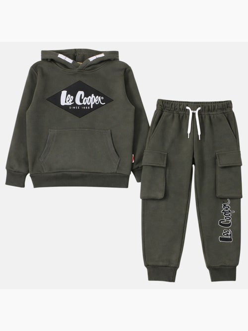 Lee Cooper - Completo bambino composto da felpa con cappuccio e pantaloni - Kiabi