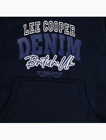 Lee Cooper - Completo bambino composto da felpa con cappuccio e pantaloni cargo