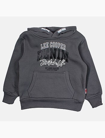 Lee Cooper - Completo bambino composto da felpa con cappuccio e pantaloni cargo