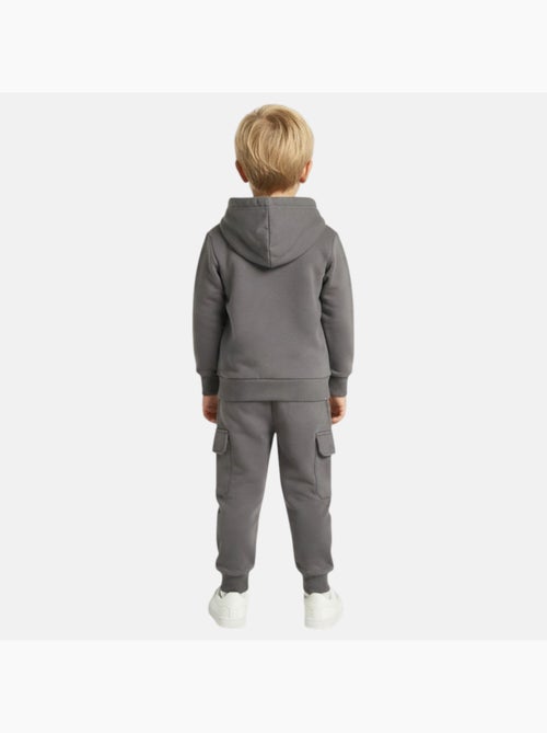 Lee Cooper - Completo bambino composto da felpa con cappuccio e pantaloni cargo - Kiabi