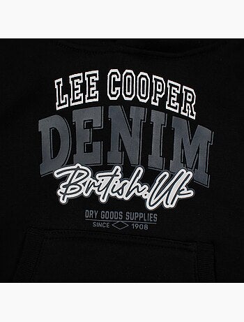 Lee Cooper - Completo bambino composto da felpa con cappuccio e pantaloni cargo