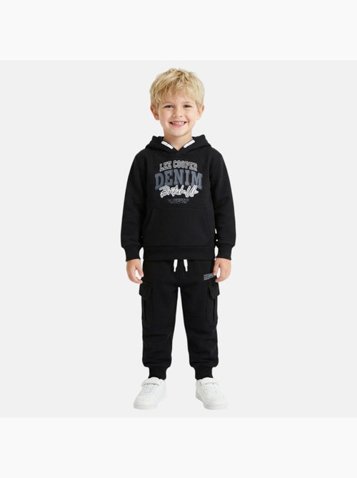 Lee Cooper - Completo bambino composto da felpa con cappuccio e pantaloni cargo - Kiabi