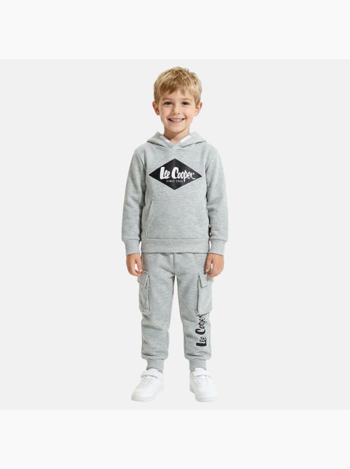 Lee Cooper - Completo bambino composto da felpa con cappuccio e pantaloni - Kiabi