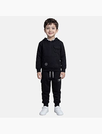 Lee Cooper - Completo bambino composto da felpa con cappuccio e pantaloni
