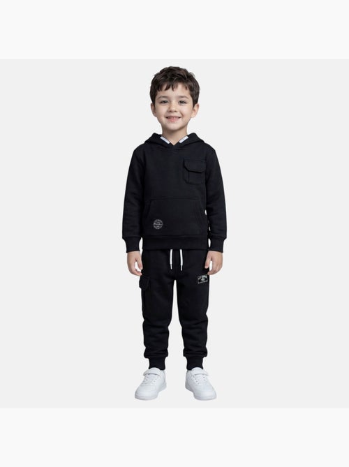 Lee Cooper - Completo bambino composto da felpa con cappuccio e pantaloni - Kiabi