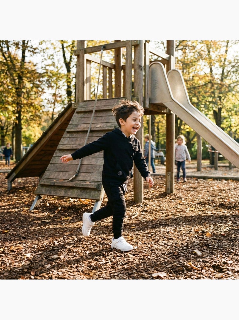 Lee Cooper - Completo bambino composto da felpa con cappuccio e pantaloni Nero - Kiabi