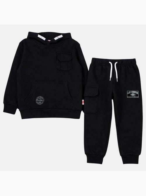 Lee Cooper - Completo bambino composto da felpa con cappuccio e pantaloni - Kiabi