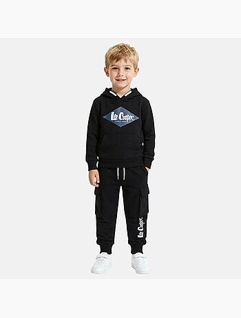 Lee Cooper - Completo bambino composto da felpa con cappuccio e pantaloni