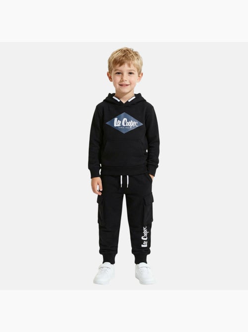 Lee Cooper - Completo bambino composto da felpa con cappuccio e pantaloni - Kiabi