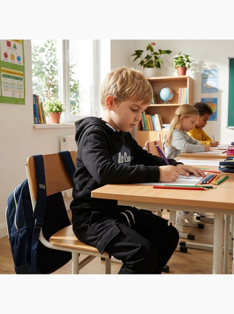Lee Cooper - Completo bambino composto da felpa con cappuccio e pantaloni Nero - Kiabi