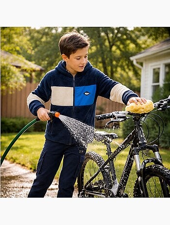 Lee Cooper - Completo bambino composto da felpa con cappuccio e zip e pantalone