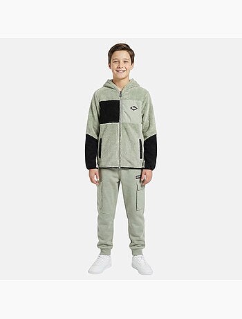 Lee Cooper - Completo bambino composto da felpa con cappuccio e zip e pantalone