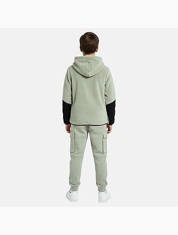 Lee Cooper - Completo bambino composto da felpa con cappuccio e zip e pantalone