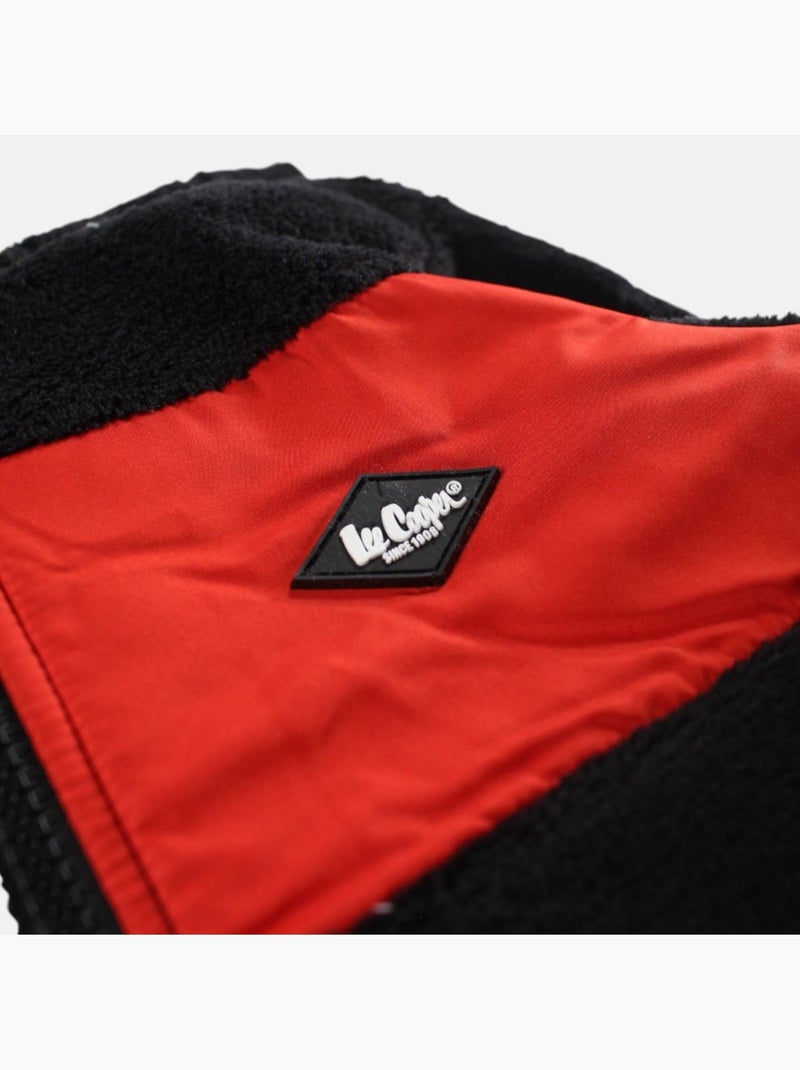 Lee Cooper - Completo bambino composto da felpa con cappuccio e zip e pantalone Nero - Kiabi