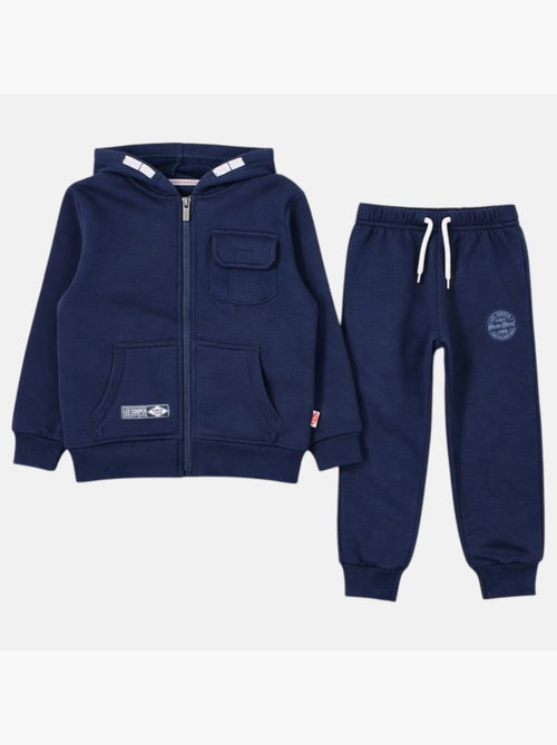 Lee Cooper - Completo bambino composto da giacca con cappuccio e zip e pantaloni - Kiabi