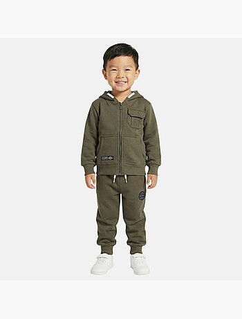Lee Cooper - Completo bambino composto da giacca con cappuccio e zip e pantaloni