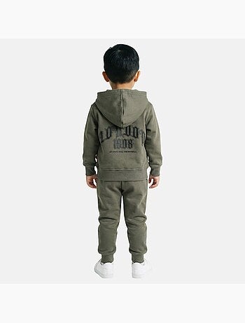 Lee Cooper - Completo bambino composto da giacca con cappuccio e zip e pantaloni