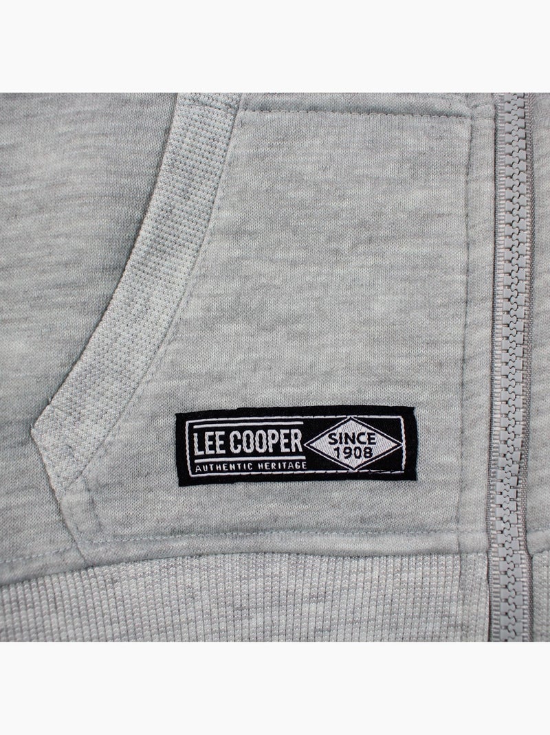Lee Cooper - Completo bambino composto da giacca con cappuccio e zip e pantaloni Grigio - Kiabi