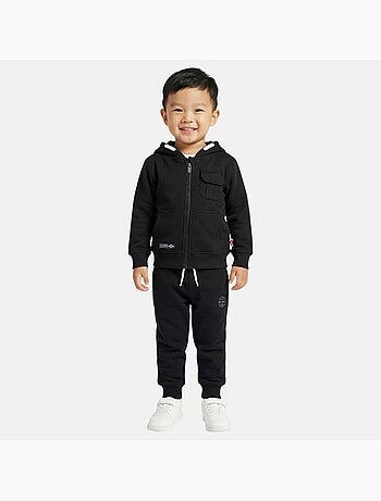 Lee Cooper - Completo bambino composto da giacca con cappuccio e zip e pantaloni