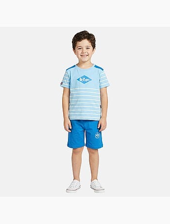 Lee Cooper - Completo bambino composto da maglietta a maniche corte e pantaloncino