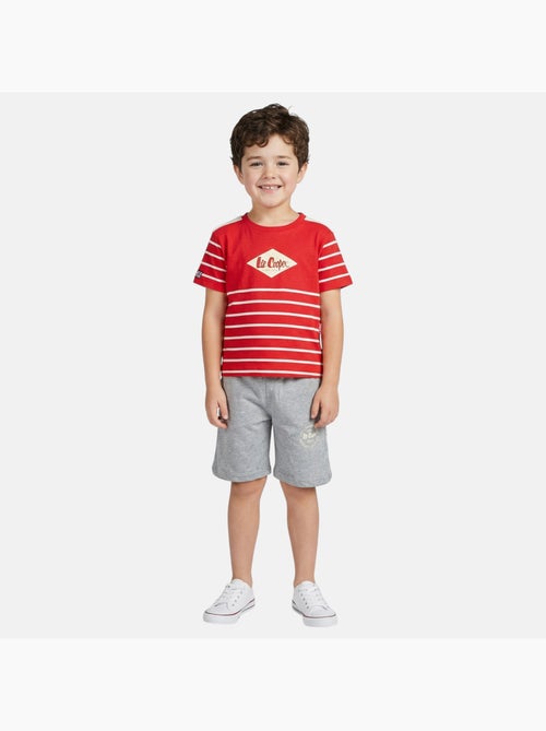 Lee Cooper - Completo bambino composto da maglietta a maniche corte e pantaloncino - Kiabi