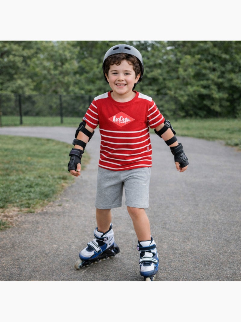 Lee Cooper - Completo bambino composto da maglietta a maniche corte e pantaloncino Rosso - Kiabi