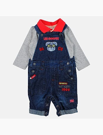 Lee Cooper - Completo bambino composto da piumino maglietta a maniche lunghe e jeans