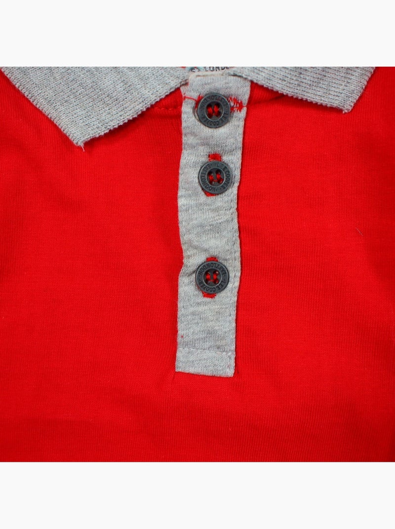 Lee Cooper - Completo bambino composto da piumino maglietta a maniche lunghe e jeans Grigio - Kiabi