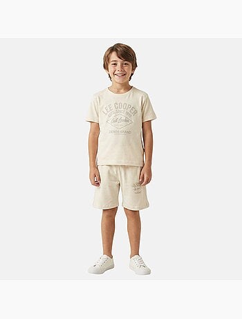 Lee Cooper - Completo bambino composto da una t shirt a maniche corte e shorts