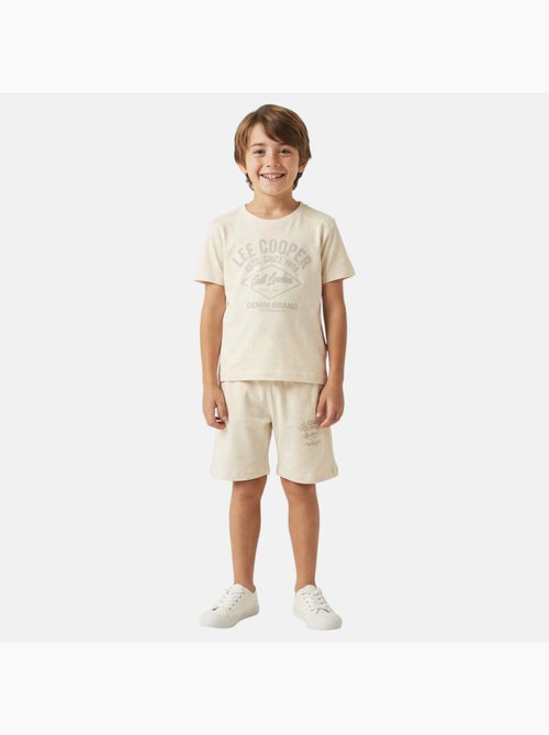 Lee Cooper - Completo bambino composto da una t shirt a maniche corte e shorts - Kiabi
