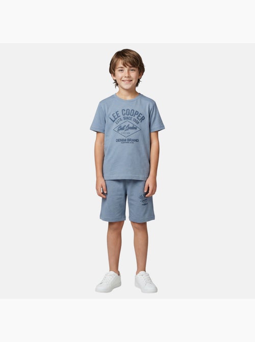 Lee Cooper - Completo bambino composto da una t shirt a maniche corte e shorts - Kiabi